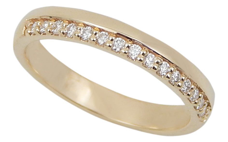 9Ct Yellow Gold Diamond Ring