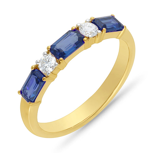 Celanese Sapphire And Diamond Ring