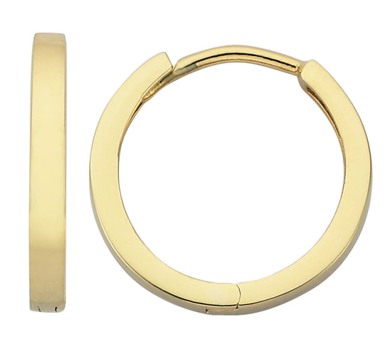 9ct Yellow Gold Hoop earrings