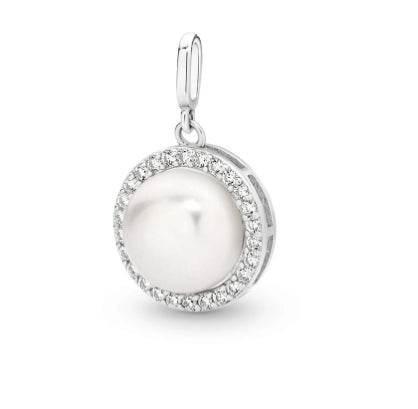 Pearl And CZ Pendant