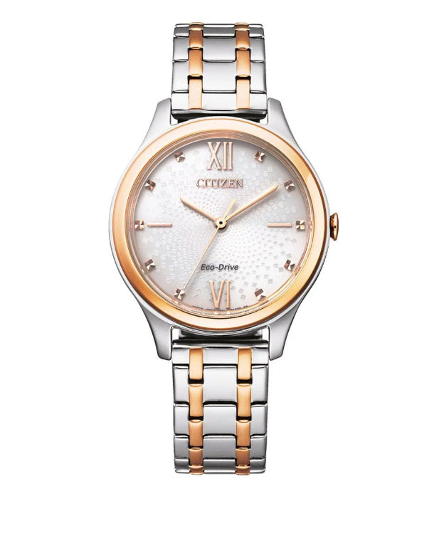 Ladies CitizenTwo Tone Eco Drive watch