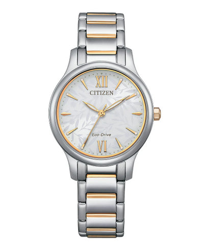 Ladies Two Tone Citizen Eco Drive Watch