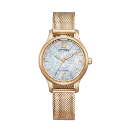 Ladies Citzen Eco Drive Rose Gold Watch