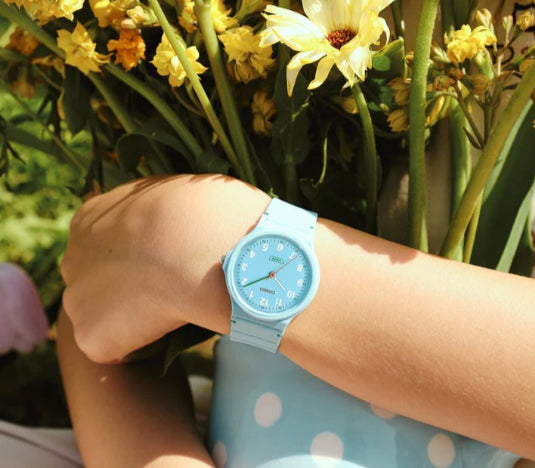 Pale Blue Casio Watch LQ24B-2B