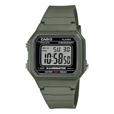 Mens Casio Digital Khaki Green