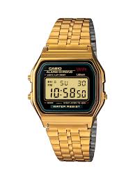 Mens Gold Casio Digital Vintage Series A159wgea-1D