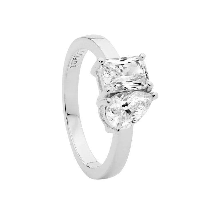 Sterling Silver Cz Ring