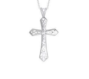 Sterling Silver Filigree Cross