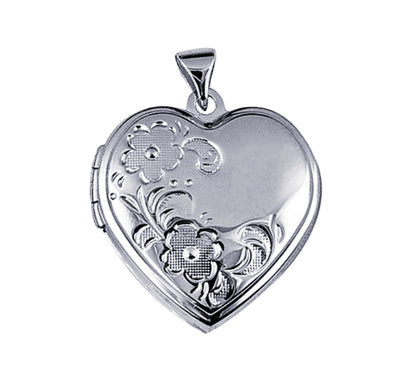 Sterling Silver Heart Shaped Locket