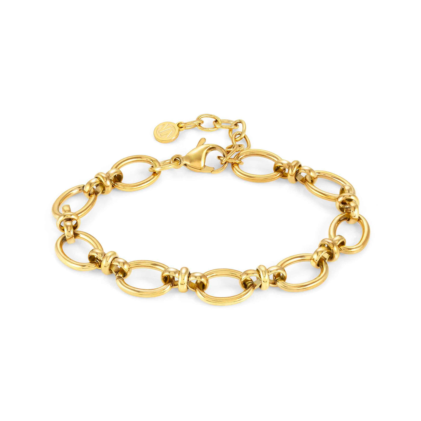 Nomination Steelm Gold Plate Affinity Bracelet 028602/012