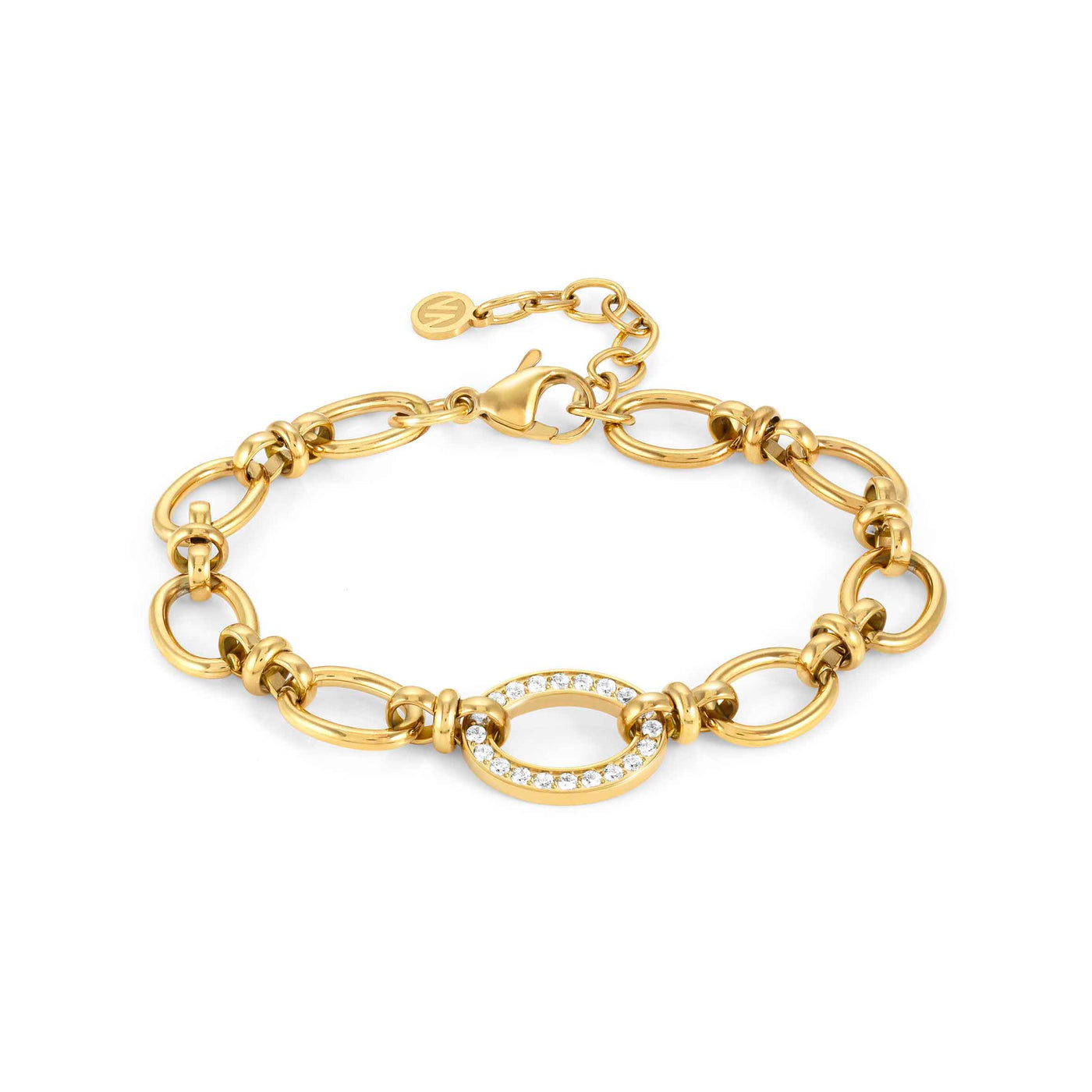 Nomination Steel Gold Plated Affinity Bracelet 028603/012