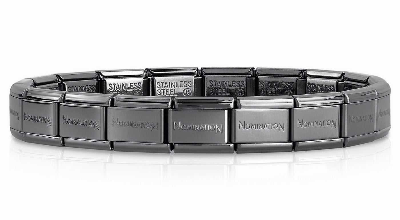 Nomination Bracelet 13cm Gun Metal