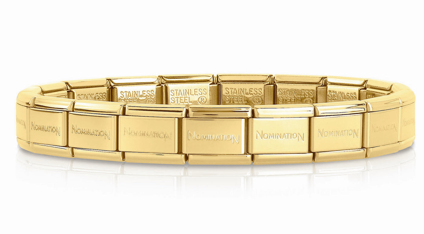 Nimination Bracelet Yellow Gold Plate 13cm