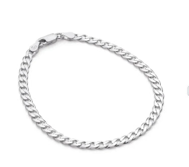 Sterling Silver Curb Link Bracelet