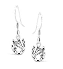 Sterling Silver Horse Shoe Earrings