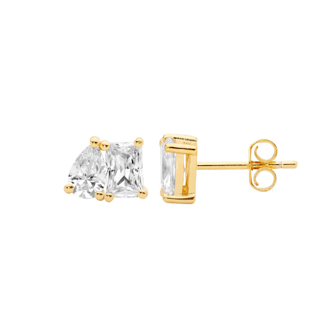 Gold Plated Cubic Zirconia Earrings