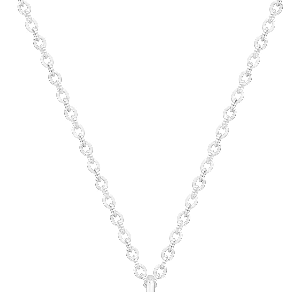 Sterling Silver Brilliant Trace Chain 45cm