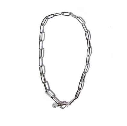 Steel Me Paperclip Link Fob Chain