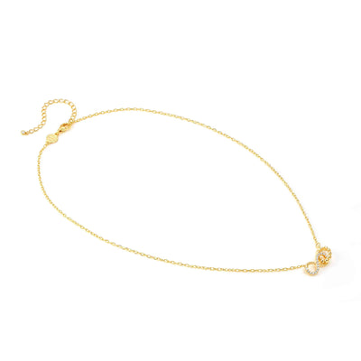 Nomination Sterling Gold Plated Lovecloud Infinity Necklace 240504/005