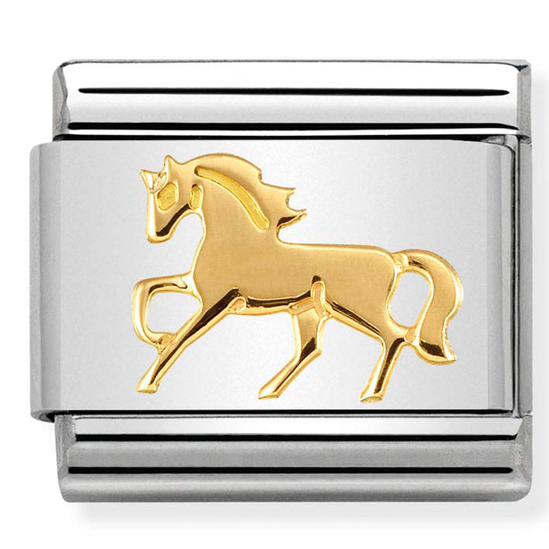 Nom-030149 26 Steel & 18Ct Gold (Galloping Horse)