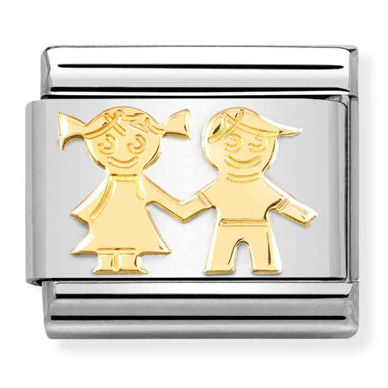 Nom-030162 69 Steel & 18Ct Gold (Sister & Brother)