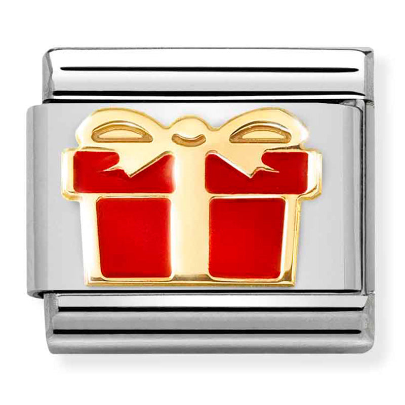 NOM-030272 70 Steel and 18ct Yellow Gold Enamel Present