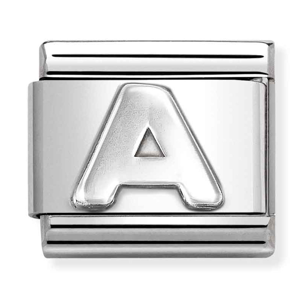 Nomination Composable 330113/01 Letter A Silver