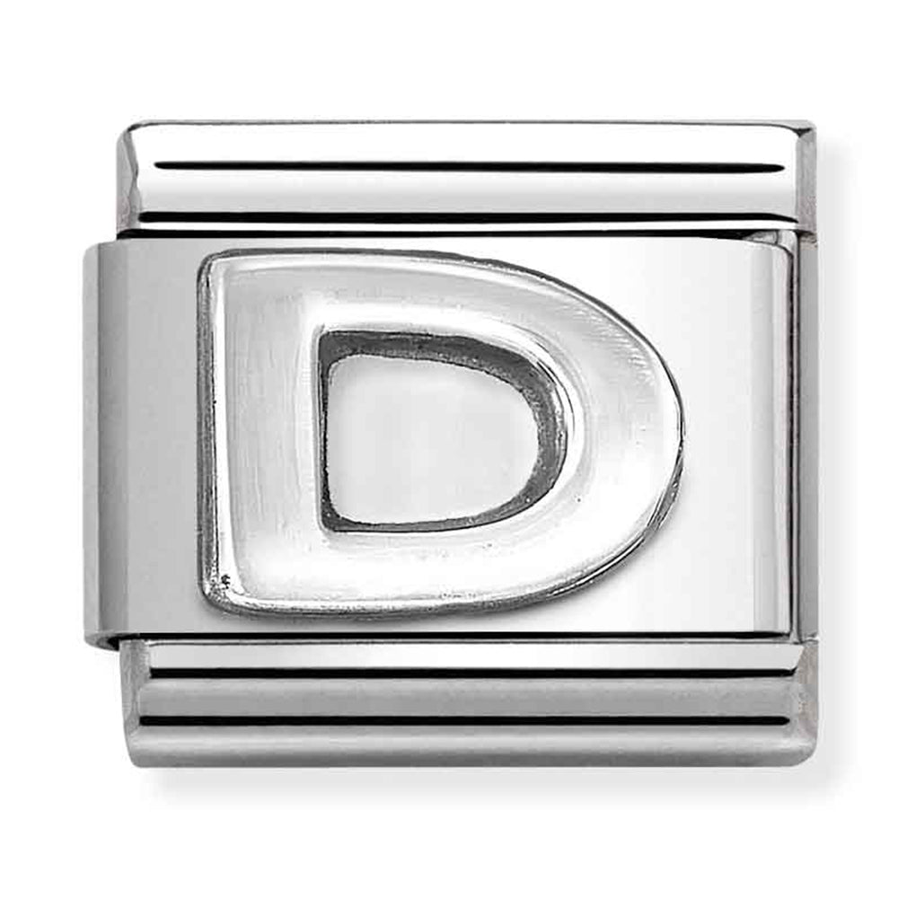 Nomination Composable 330113/04 Letter D Silver