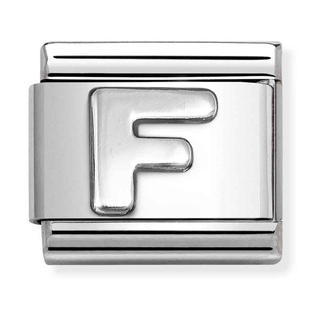 Nomination Composable 330113/06 Letter F Silver