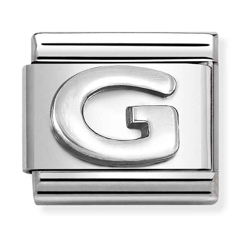 Nomination Composable 330113/07 Letter G Silver