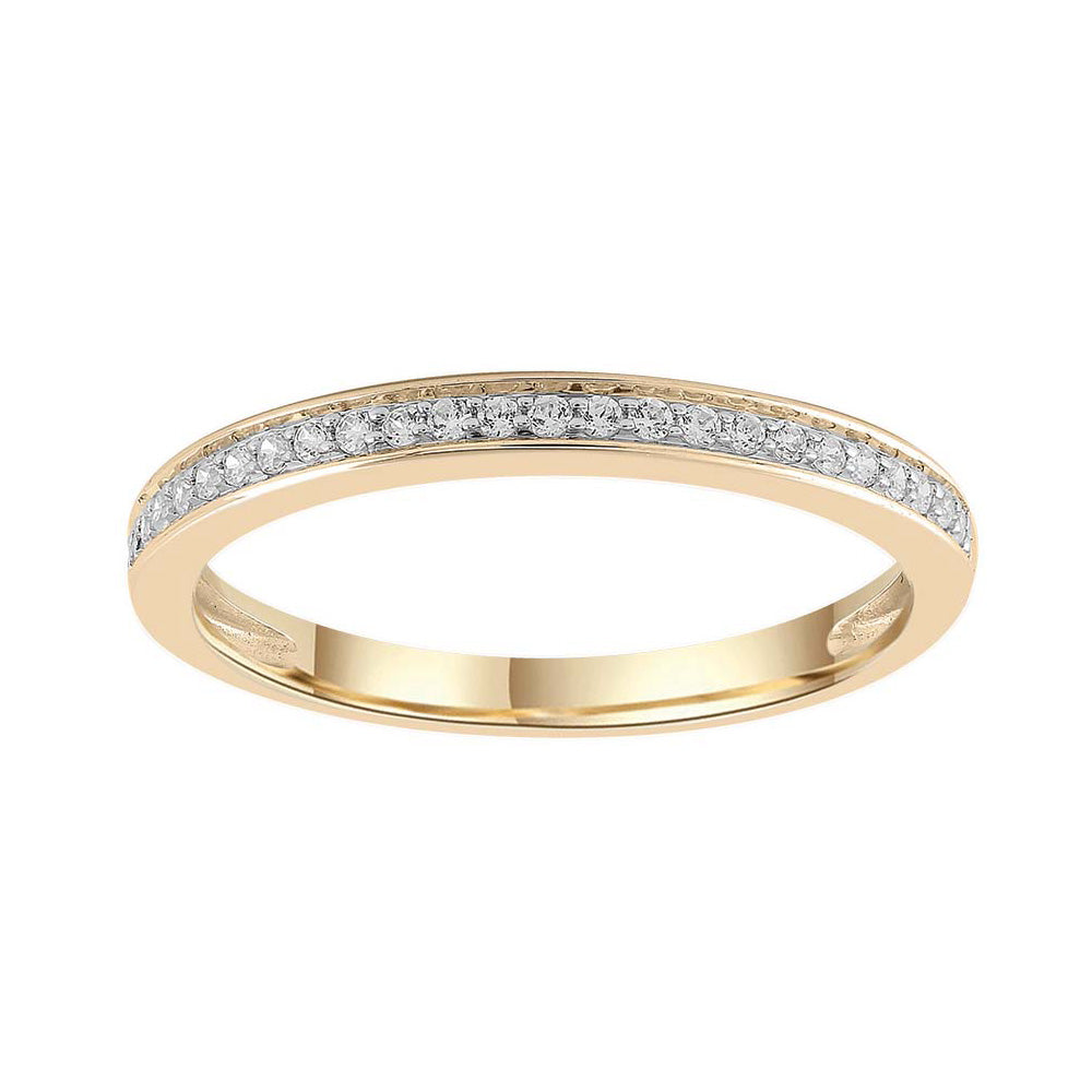 Yellow Gold Diamond Band