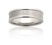 Titanium With Brushed Centre Ring