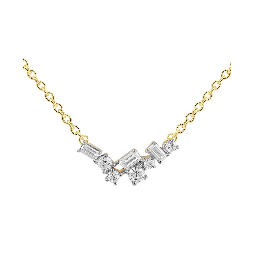 Yellow Gold Diamond Necklace