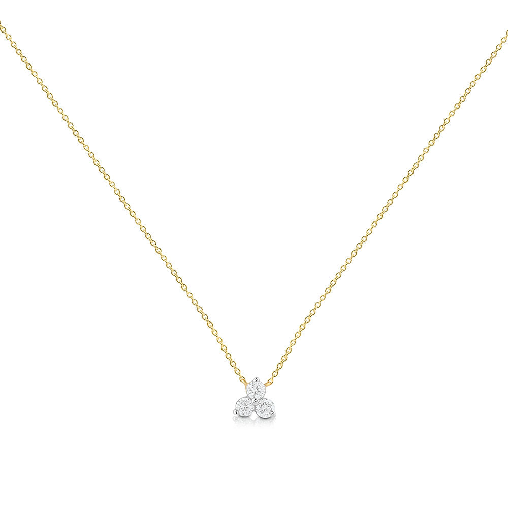 Yellow Gold Diamond Necklace