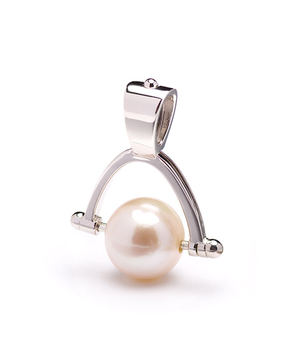 Sterling Silver Interchangeable Pearl Pendant