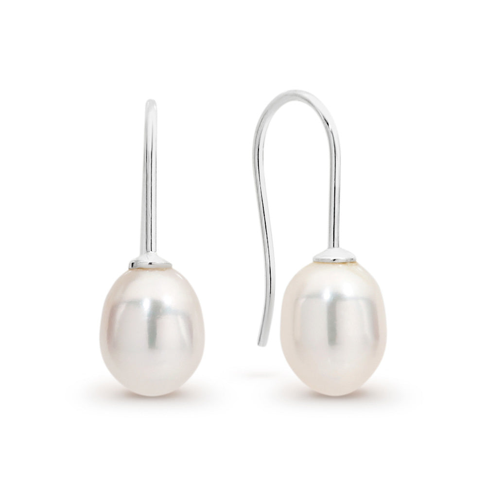 Sterling Silver Freshwater Pearl Drops