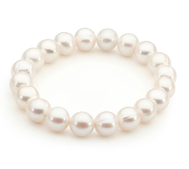 White Freshwater Pearl Bracelet