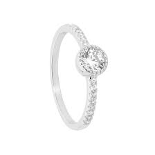 Ellani Sterling Silver Cz Ring