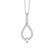 Sterling Silver Cubic Zirconia Pendant