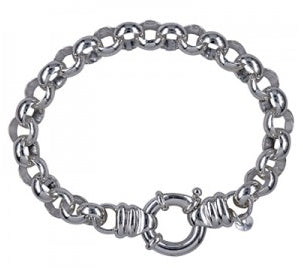 Womans Sterling Silver Belcher Bracelet