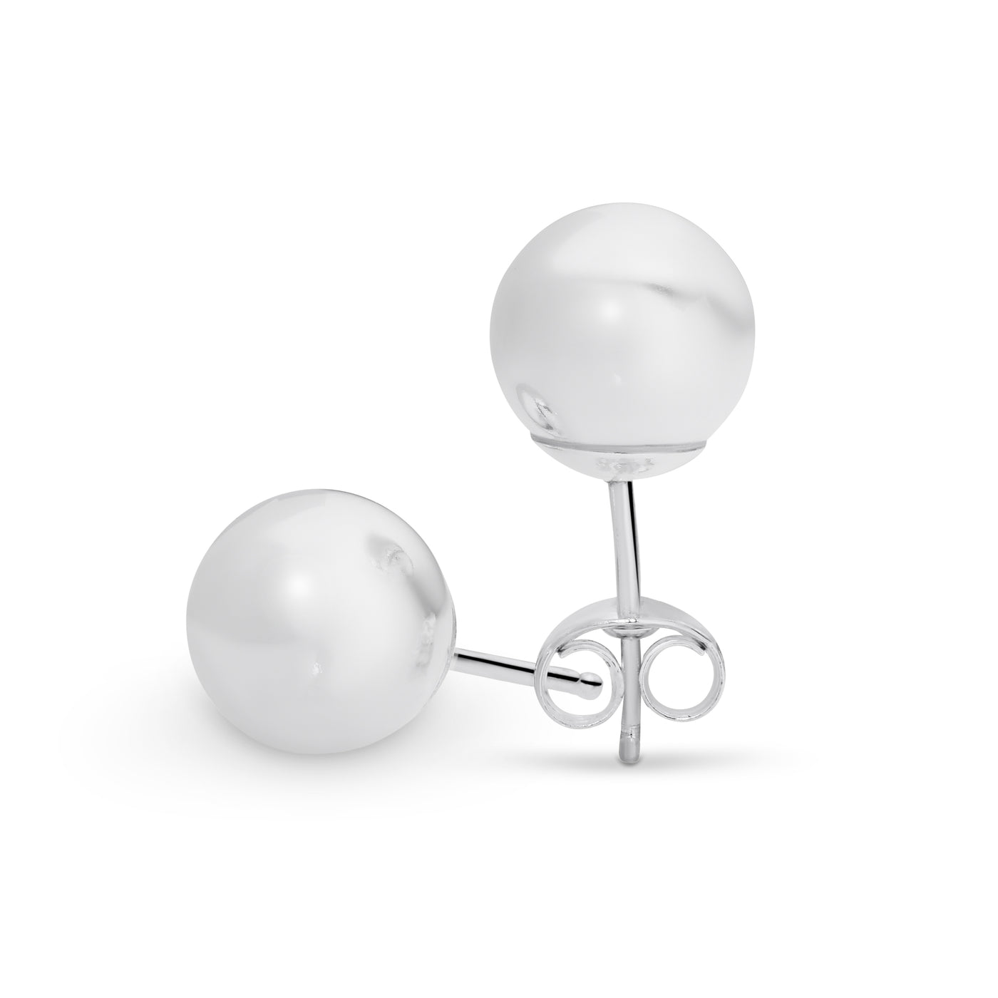 Sterling Silver 8mm Ball Stud