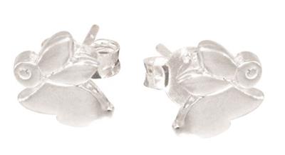 Sterling Silver Rabbit Stud