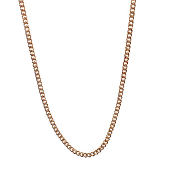 Rose Gold Plate On Stainless 50Cm Curb Chain